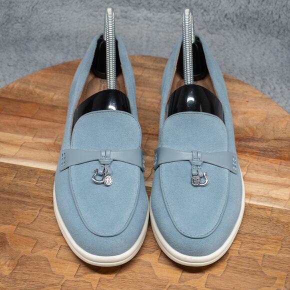 GIANI BERNINI Women's Lesleee Blue Memory Foam Slip On Loafers 7.5 M - Picture 2 of 9